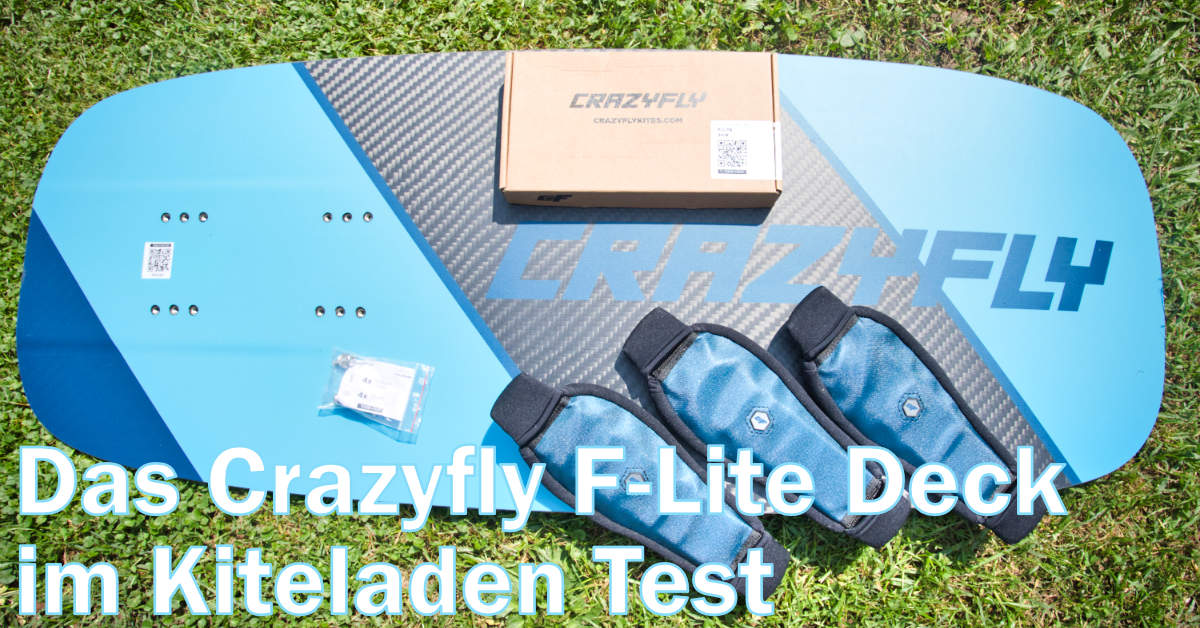 Testbericht und Review CrazyFly F-Lite Kitefoil Board