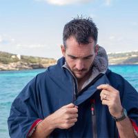 Red Paddle Poncho Pro Change Jacket kurz Arm blau