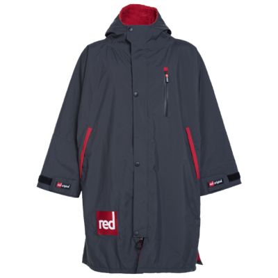 Red Paddle Poncho Pro Change Jacket lang Arm grau