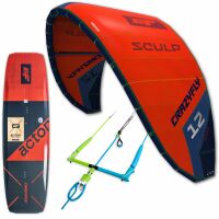 Crazyfly Kiteset Freeride / Beginner 2022 - komplett 12 qm² 145 x 44 cm