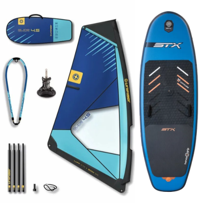 STX iWindsurf RS Beginner Set 280L plus STX PowerKid Rigg 5,0 qm²