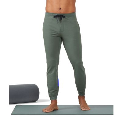 Manduka Herren RECHARGE JOGGER - Yoga- und Freizeithose grün S
