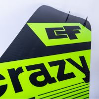 Crazyfly Slicer 2023 - Carbon "Door" Leichtwind Kiteboard  154x44cm