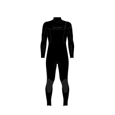 Neil Pryde Herren Wetsuit Wizard Fullsuit 5/4 FZ C1 Black 50