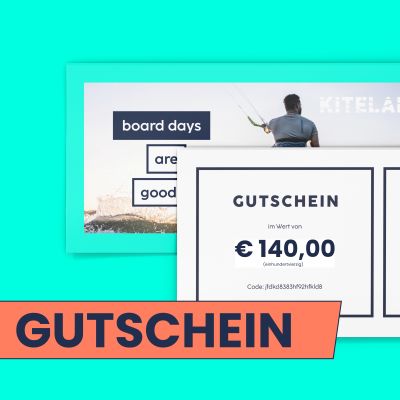 Kiteladen Gutschein - Geschenk für Kite Freunde (10-500€)