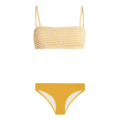 Protest Damen Bandeau Bikini PRTBALEARIC gelb XS/34