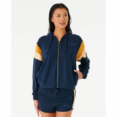Rip Curl Damen Zipper Hoodie blau L