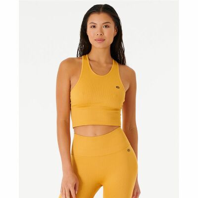 Rip Curl Damen Top Dunes Crop goldgelb L