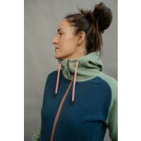 Schwerelosigkite Damen Zipper Hoodie | Südsee L