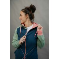 Schwerelosigkite Damen Zipper Hoodie | Südsee L