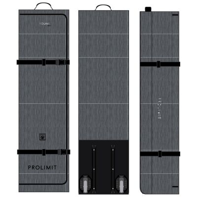 Kitesurf Boardbag Golf Aero Slider (Farbe: Grey/White, Größe: 140x45)