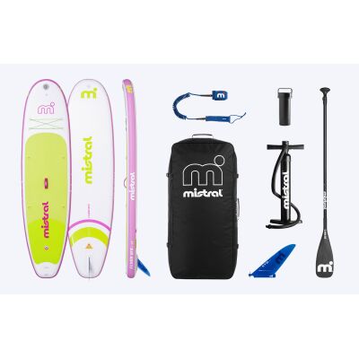 Mistral Fluor 106 - Green - Inflateable SUP Set