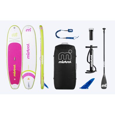 Mistral Fluor 106 - Pink - Inflateable SUP Set